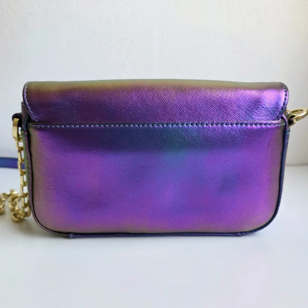 Tory Burch Hologram Iridescent Robinson Crossbody - Picture 5 of 16